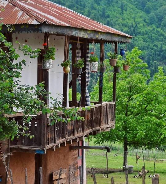 عکس خانه روستایی شمالی