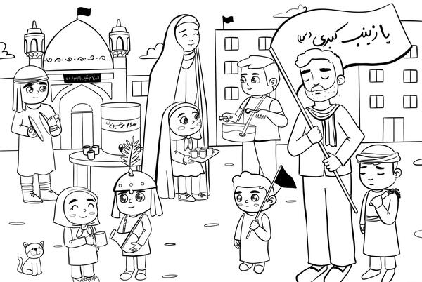 عکس بچه گانه امام حسین