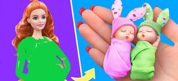 عکس عروسک بچه باربی