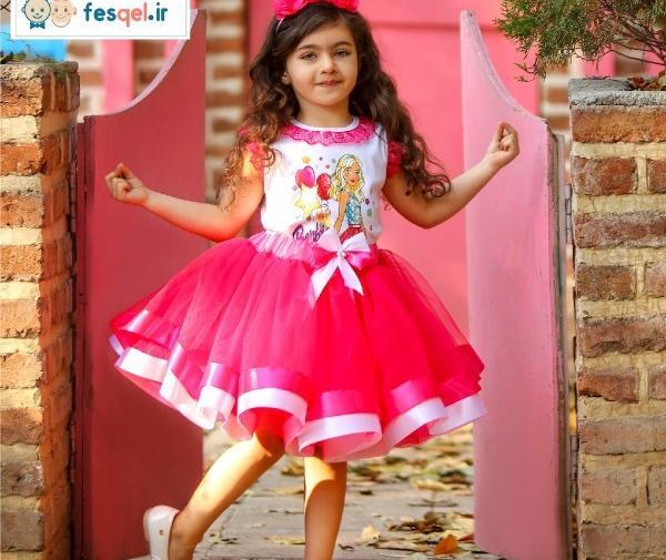 عکس لباس باربی بچه گانه