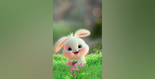 عکس کارتون خرگوش بامزه