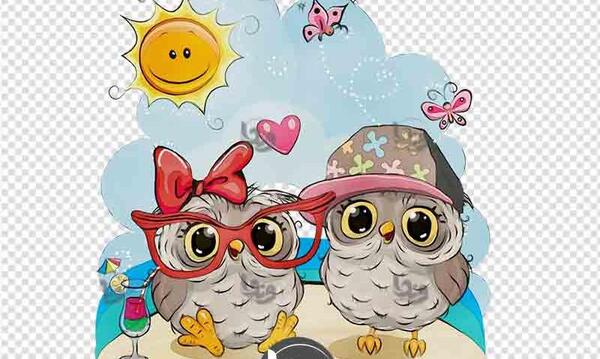 عکس کارتون خرگوش و جوجه