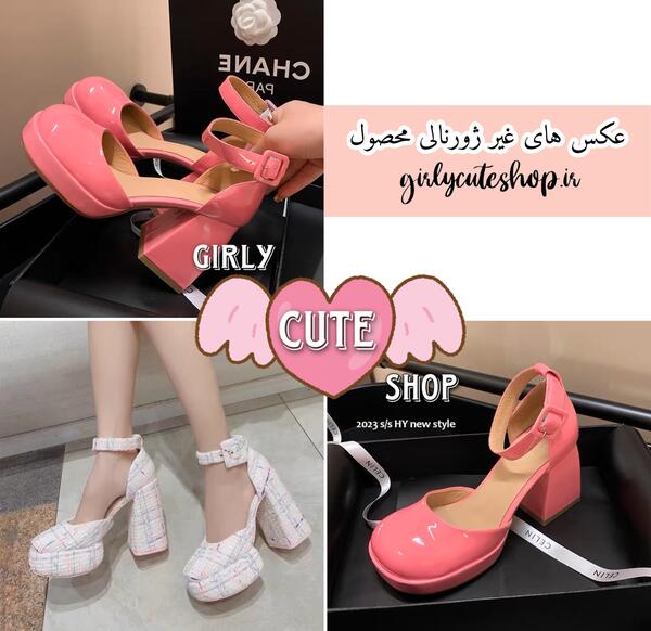 عکس کفش پاشنه بلند پاپیونی