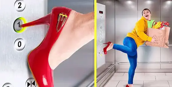 عکس پسر با کفش پاشنه بلند
