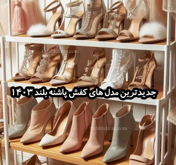 عکس کفش پاشنه بلند مجلسی شیک