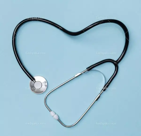 عکس گوشی پزشکی و قلب