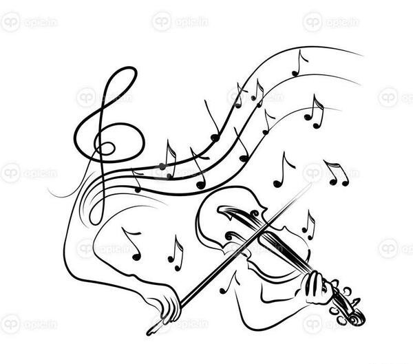 عکس ویولن رنگی