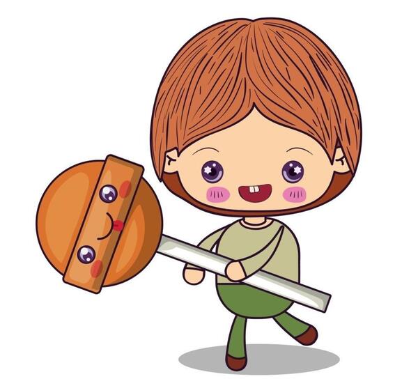 عکس خوراکی های کیوت کارتونی