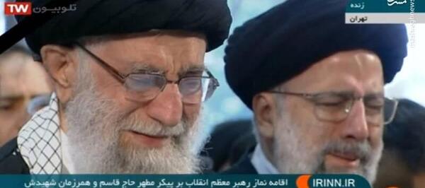 عکس سردار سلیمانی به همراه رهبر
