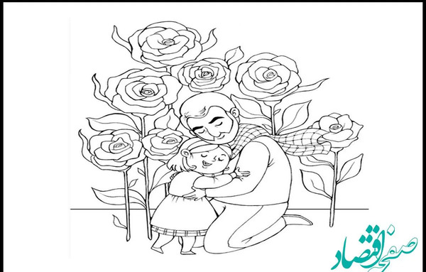 عکس سردار سلیمانی نقاشی بچه گانه