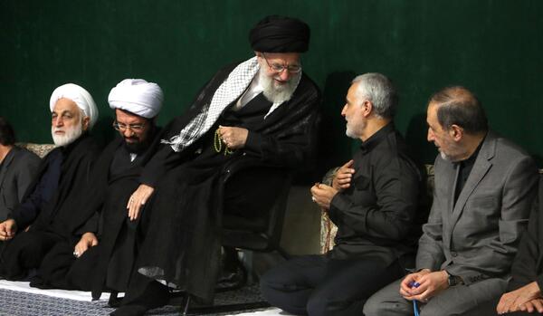 عکس سردار سلیمانی و رهبر انقلاب