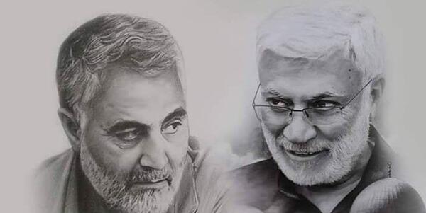 عکس سردار سلیمانی برای نقاشی