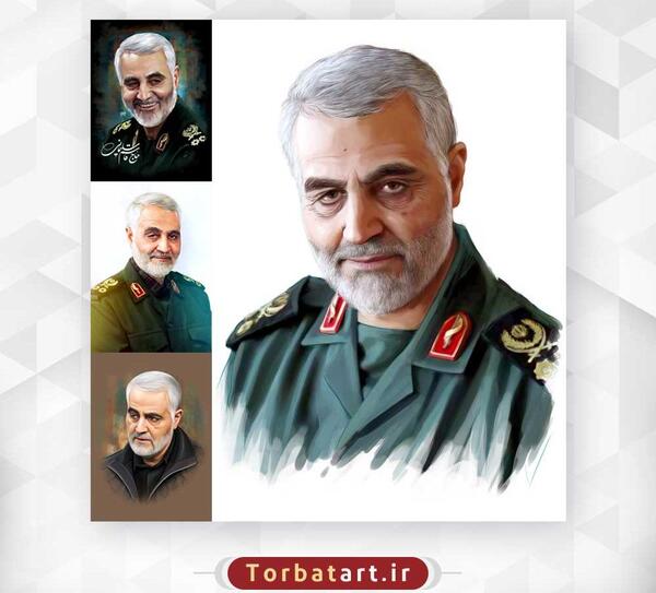 عکس سردار سلیمانی برای کلیپ ساختن