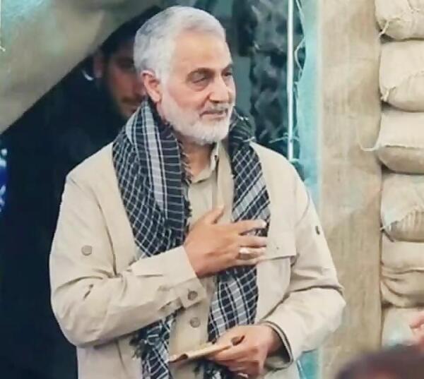 عکس سردار سلیمانی برای کلیپ ساختن