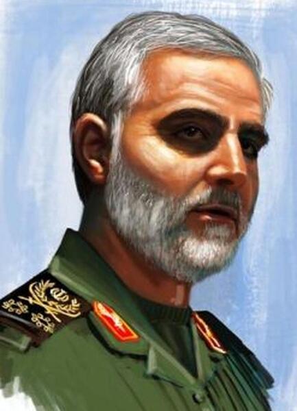 عکس سردار سلیمانی برای کلیپ ساختن