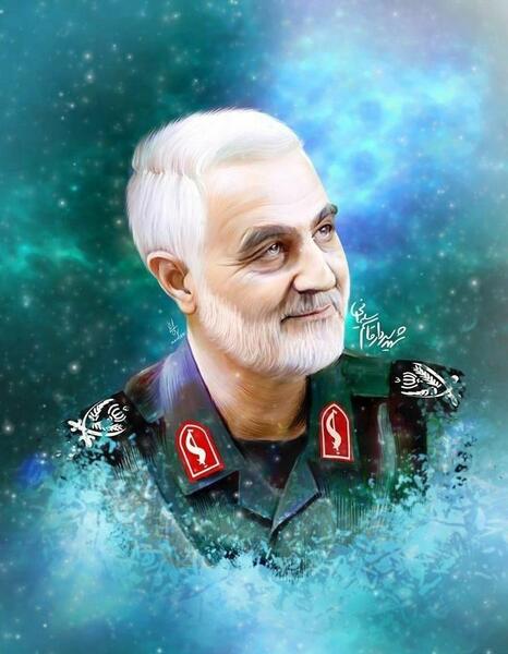 عکس از سردار سلیمانی برای کلیپ