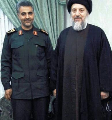 عکس سردار سلیمانی در کنار رهبر