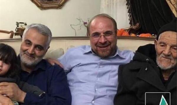 عکس سردار سلیمانی و قالیباف
