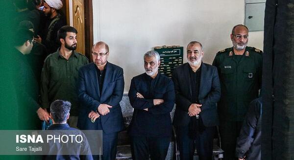 عکس سردار سلیمانی و قالیباف
