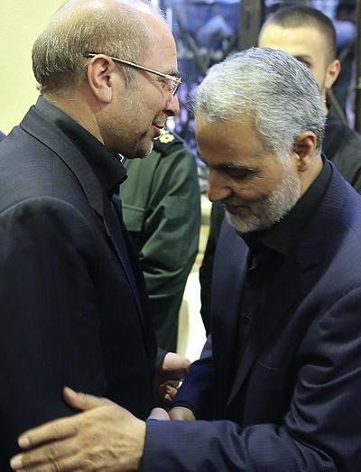 عکس سردار سلیمانی با قالیباف