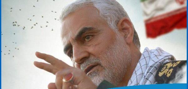عکس سردار سلیمانی و قدس