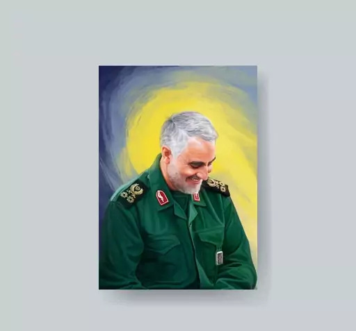 عکس کارتونی سردار قاسم سلیمانی