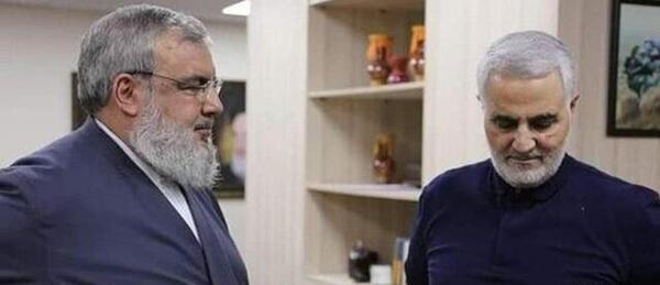 آخرین عکس سردار سلیمانی قبل از شهادت