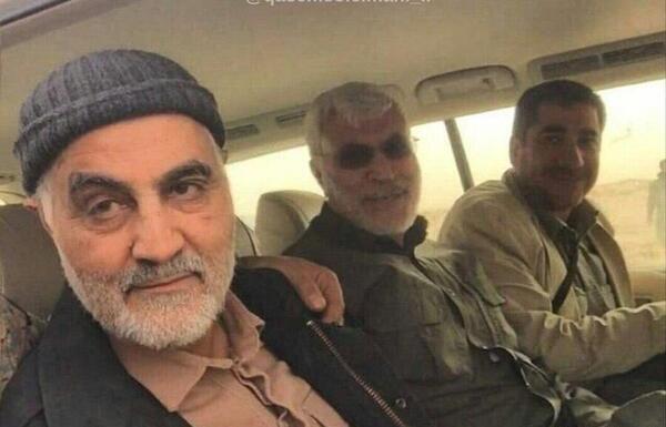 آخرین عکس سردار سلیمانی قبل از شهادت