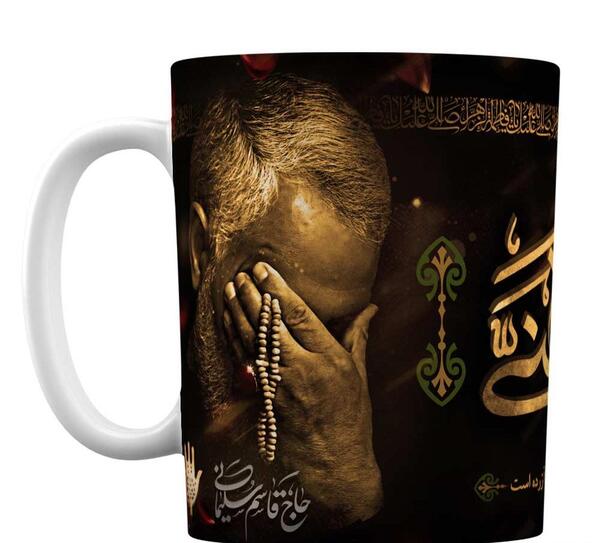 عکس سردار سلیمانی در ایام فاطمیه