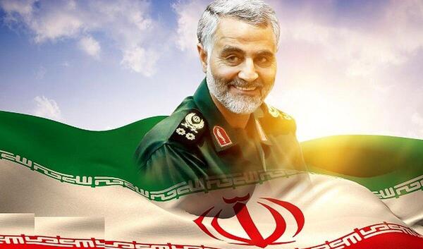 عکس غمگین سردار سلیمانی