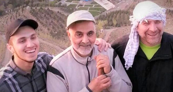 عکس عماد مغنیه و سردار سلیمانی