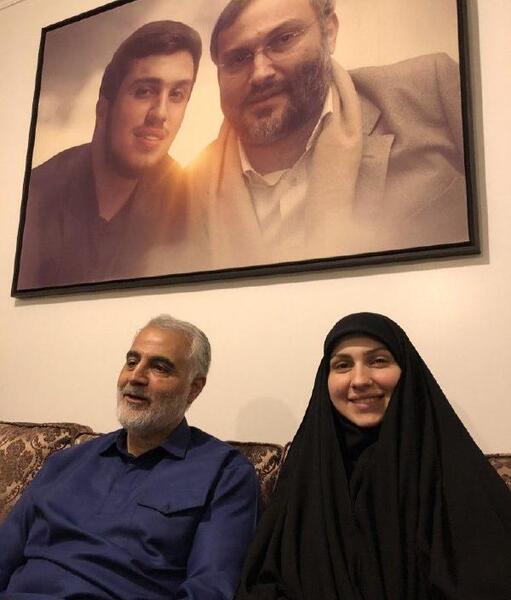 عکس عماد مغنیه و سردار سلیمانی