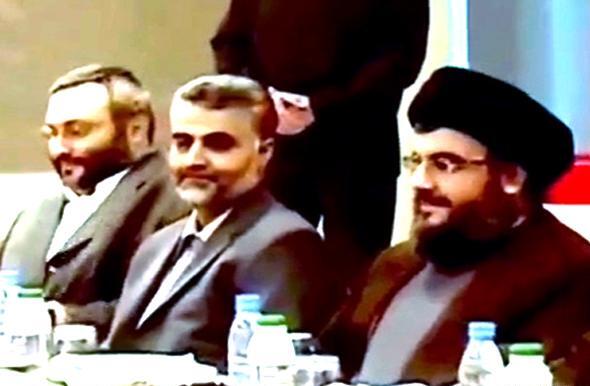 عکس عماد مغنیه و سردار سلیمانی
