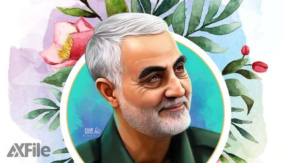 عکس عکس نقاشی سردار سلیمانی