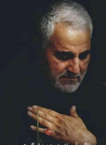 عکس سردار سلیمانی به مناسبت سالگرد شهادت