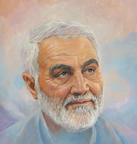 آموزش طراحی عکس سردار سلیمانی