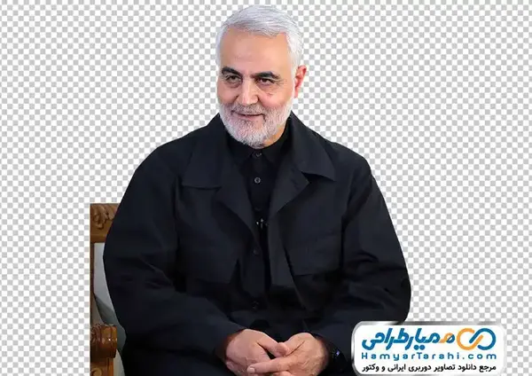 عکس طراحی چهره سردار سلیمانی