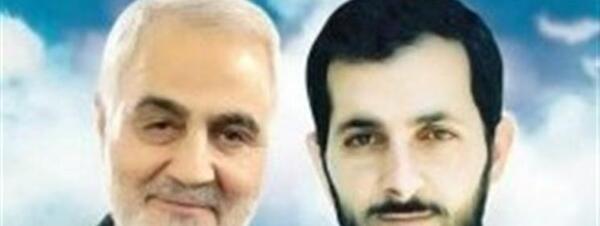 عکس سردار سلیمانی و شهید باکری