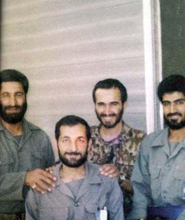 عکس سردار سلیمانی و شهید باکری