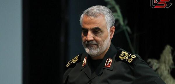 عکس سردار سلیمانی وقتی که شهید شد