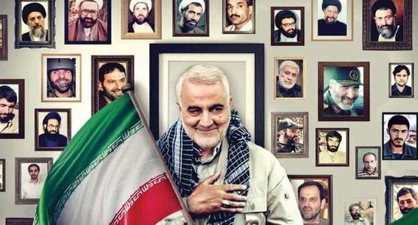 عکس سردار سلیمانی وقتی که شهید شد