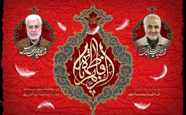 عکس سردار سلیمانی و همراهان شهیدش