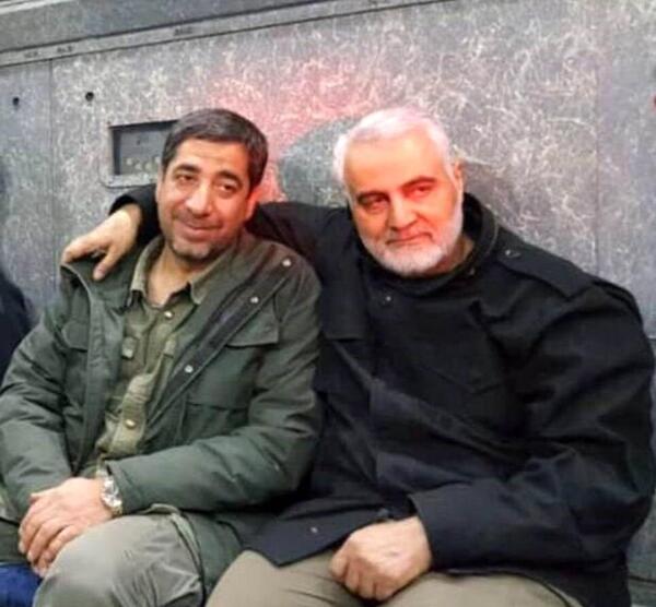 عکس سردار سلیمانی بعد از شهادت