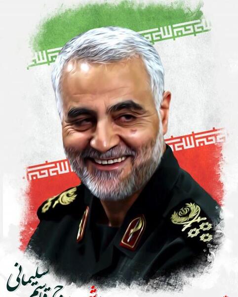 عکس سردار سلیمانی با کیفیت بالا برای پروفایل