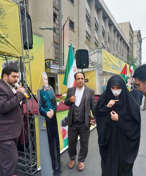 عکس روز قدس و سردار سلیمانی