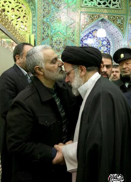 عکس سردار سلیمانی و شهید رئیسی
