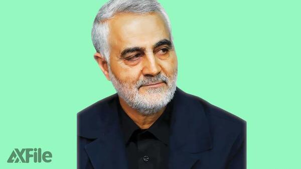 عکس ایستاده سردار سلیمانی با کیفیت بالا