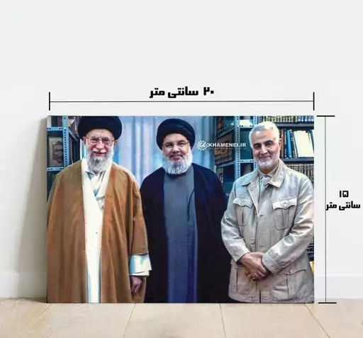 عکس سردار سلیمانی و رئیسی و حسن نصرالله