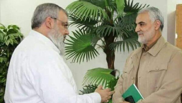 عکس سردار سلیمانی و رئیسی و حسن نصرالله