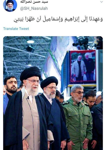 عکس سردار سلیمانی و رئیسی و سید حسن نصرالله